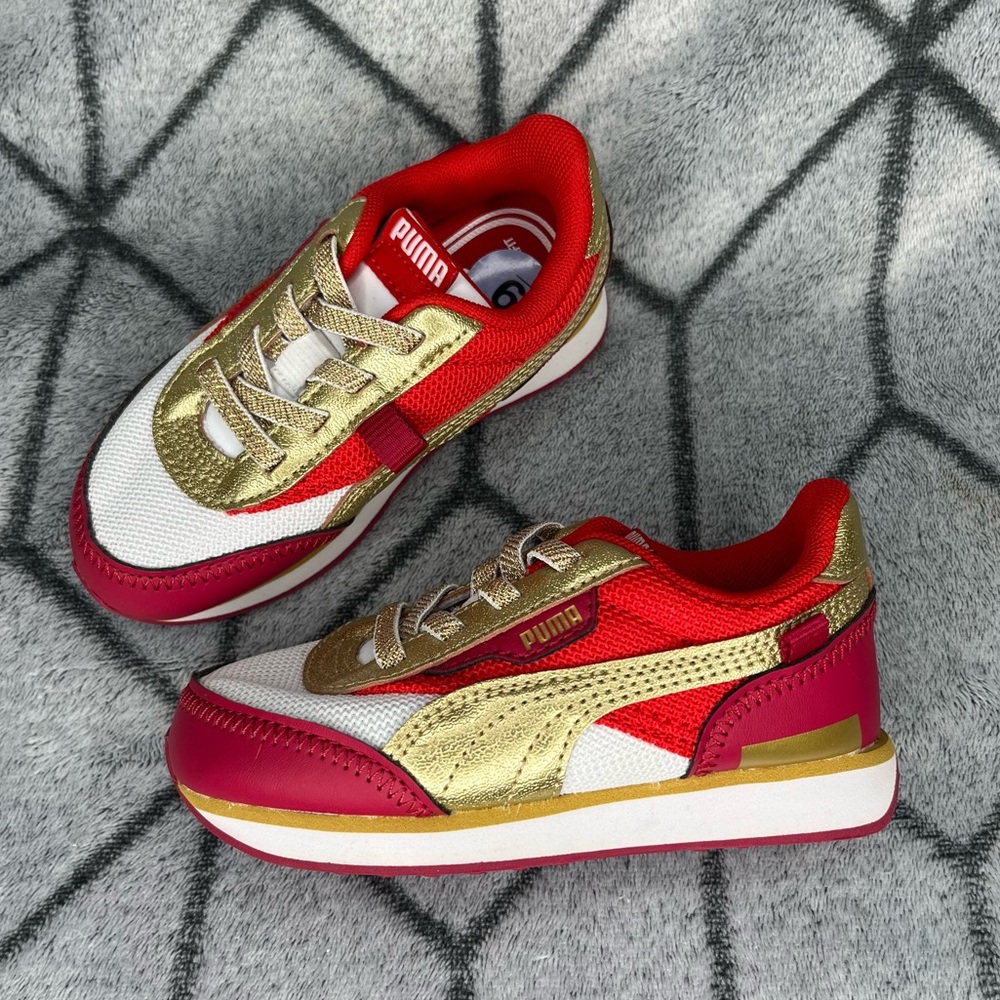 Puma Future Rider Glitz Sneakers Kids Toddler 9C Sneaker Shoes